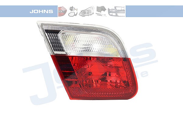 Johns Heckleuchte innen, rot/weiß, ohne Lampenträger [Hersteller-Nr. 200887-41] für BMW