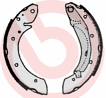 Brembo Bremsbackensatz [Hersteller-Nr. S61522] für Renault, Citroën, Peugeot