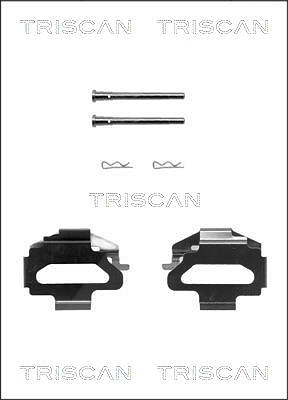 Triscan Zubehörsatz, Scheibenbremsbelag [Hersteller-Nr. 8105101575] für Peugeot, Renault, Citroën, Ford, Fiat