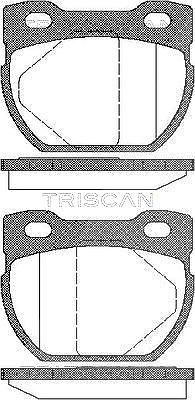 Triscan Bremsbelagsatz, Scheibenbremse [Hersteller-Nr. 811017013] für Land Rover