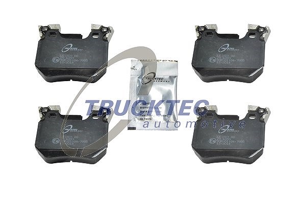 Trucktec Automotive Bremsbelagsatz, Scheibenbremse [Hersteller-Nr. 08.35.043] für BMW