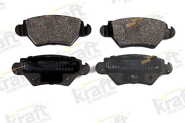 Kraft Automotive Bremsbelagsatz, Scheibenbremse [Hersteller-Nr. 6011500] für Opel