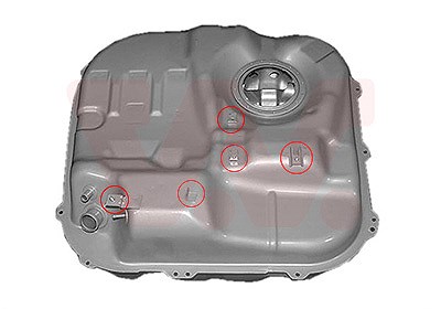 Van Wezel Kraftstoffbehälter [Hersteller-Nr. 8353082] für Kia