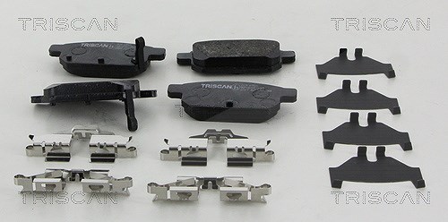 Triscan Bremsbelagsatz, Scheibenbremse [Hersteller-Nr. 811069021] für Suzuki