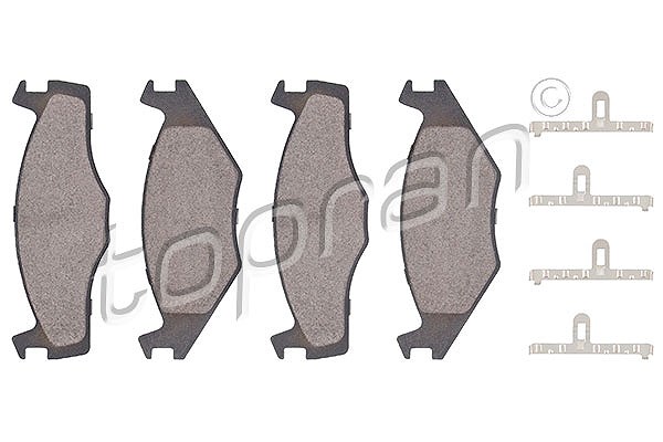 Topran Bremsbelagsatz, Scheibenbremse [Hersteller-Nr. 103073] für Seat, VW