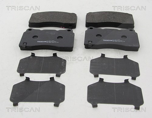Triscan Bremsbeläge vorne (Satz) [Hersteller-Nr. 811024048] für Vauxhall, Saab, Chevrolet, Opel, Cadillac, Tesla