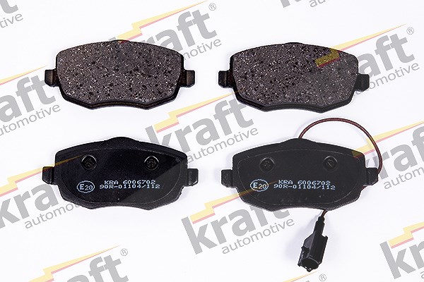 Kraft Automotive Bremsbelagsatz, Scheibenbremse [Hersteller-Nr. 6006702] für Lancia