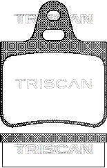 Triscan Bremsbelagsatz, Scheibenbremse [Hersteller-Nr. 811038783] für Citroën