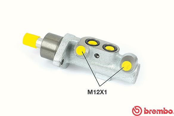 Brembo Hauptbremszylinder [Hersteller-Nr. M61056] für Peugeot, Citroën