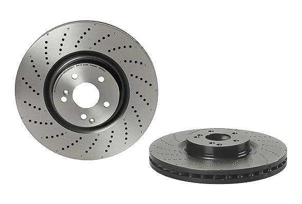 Brembo 1x Bremsscheibe [Hersteller-Nr. 09.B769.51] für Mercedes-Benz