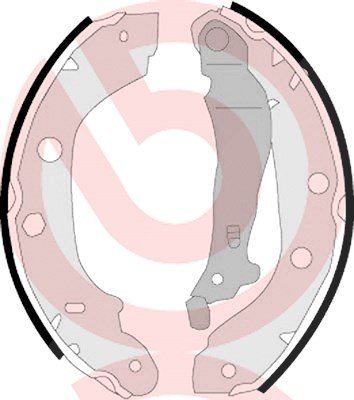 Brembo Bremsbackensatz [Hersteller-Nr. S56509] für Nissan, Fiat, Renault