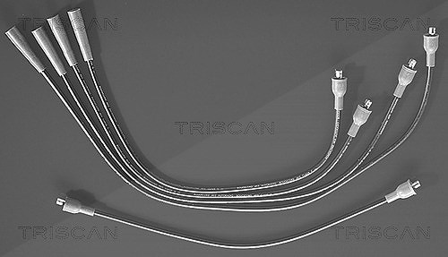 Triscan Zündleitungssatz [Hersteller-Nr. 88604008] für Hyundai, Suzuki, Ford, Mitsubishi, BMW, Lada, Daihatsu