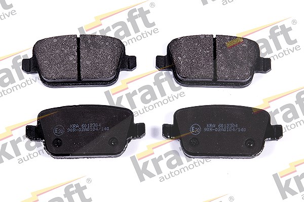 Kraft Automotive Bremsbeläge hinten (Satz) [Hersteller-Nr. 6012304] für Ford, Volvo, Land Rover