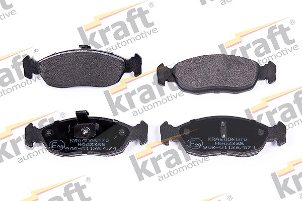 Kraft Automotive Bremsbelagsatz, Scheibenbremse [Hersteller-Nr. 6006070] für Citroën, Peugeot