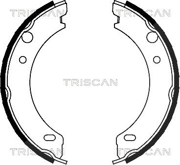 Triscan Bremsbackensatz, Feststellbremse [Hersteller-Nr. 810027538] für Volvo