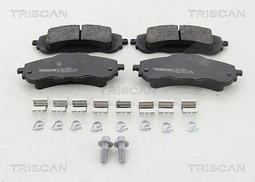 Triscan Bremsbelagsatz, Scheibenbremse [Hersteller-Nr. 811028056] für Opel, Vauxhall, Citroën, Peugeot