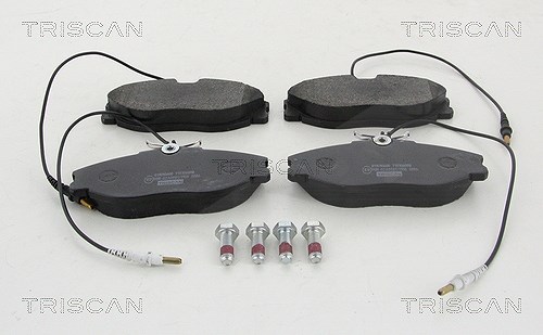 Triscan Bremsbelagsatz, Scheibenbremse [Hersteller-Nr. 811010600] für Peugeot, Citroën