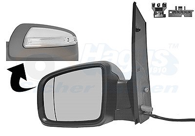 Van Wezel Außenspiegel [Hersteller-Nr. 3081815] für Mercedes-Benz
