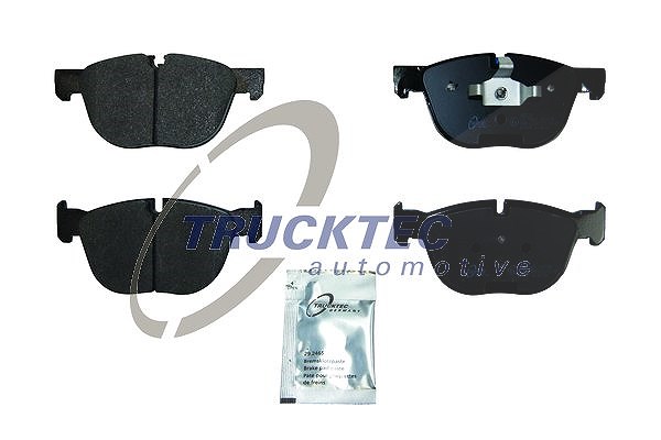 Trucktec Automotive Bremsbelagsatz, Scheibenbremse [Hersteller-Nr. 08.34.160] für BMW