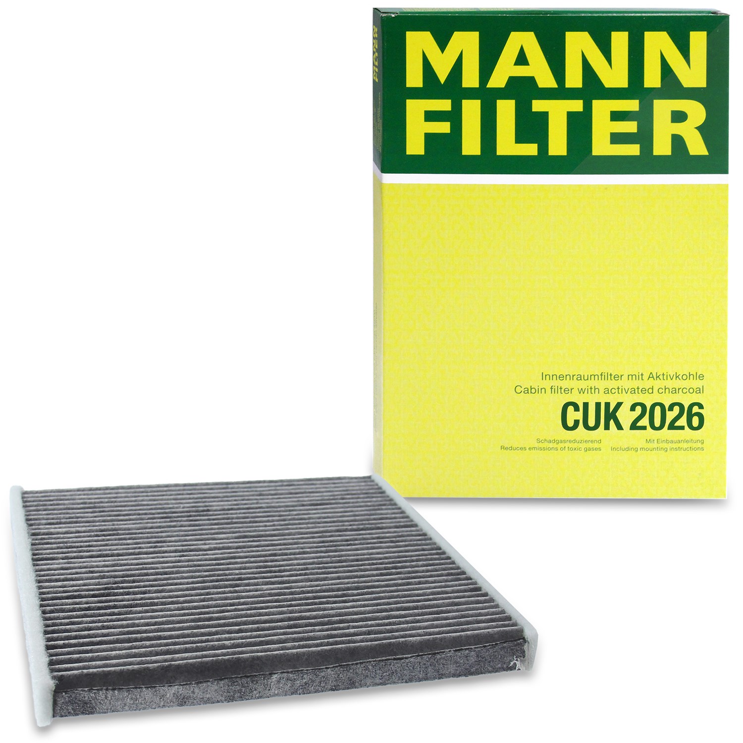 Mann-filter Filter, Innenraumluft [Hersteller-Nr. CUK2026] für Abarth, Lancia, Ford, Fiat, Chrysler