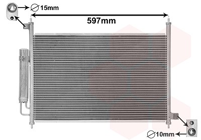 Van Wezel Kondensator, Klimaanlage [Hersteller-Nr. 25015702] für Honda