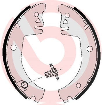 Brembo Bremsbackensatz [Hersteller-Nr. S85512] für Skoda
