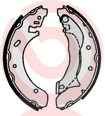 Brembo Bremsbackensatz [Hersteller-Nr. S24524] für Ford