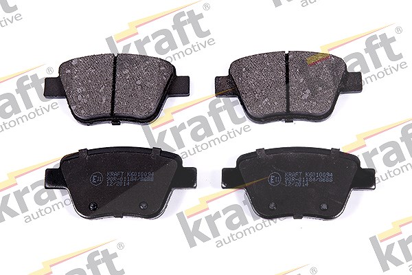Kraft Automotive Bremsbelagsatz, Scheibenbremse [Hersteller-Nr. 6010094] für Audi, Skoda, VW, Seat