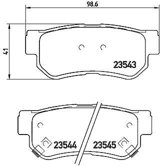 Brembo Bremsbelagsatz, Scheibenbremse [Hersteller-Nr. P30014] für Hyundai, Kia, Ssangyong