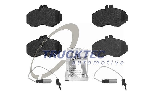 Trucktec Automotive Bremsbelagsatz, Scheibenbremse [Hersteller-Nr. 02.35.123] für Mercedes-Benz