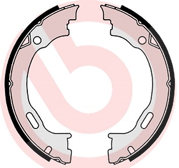 Brembo Bremsbackensatz, Feststellbremse [Hersteller-Nr. S50516] für Chrysler, Dodge, Lancia, Mercedes-Benz