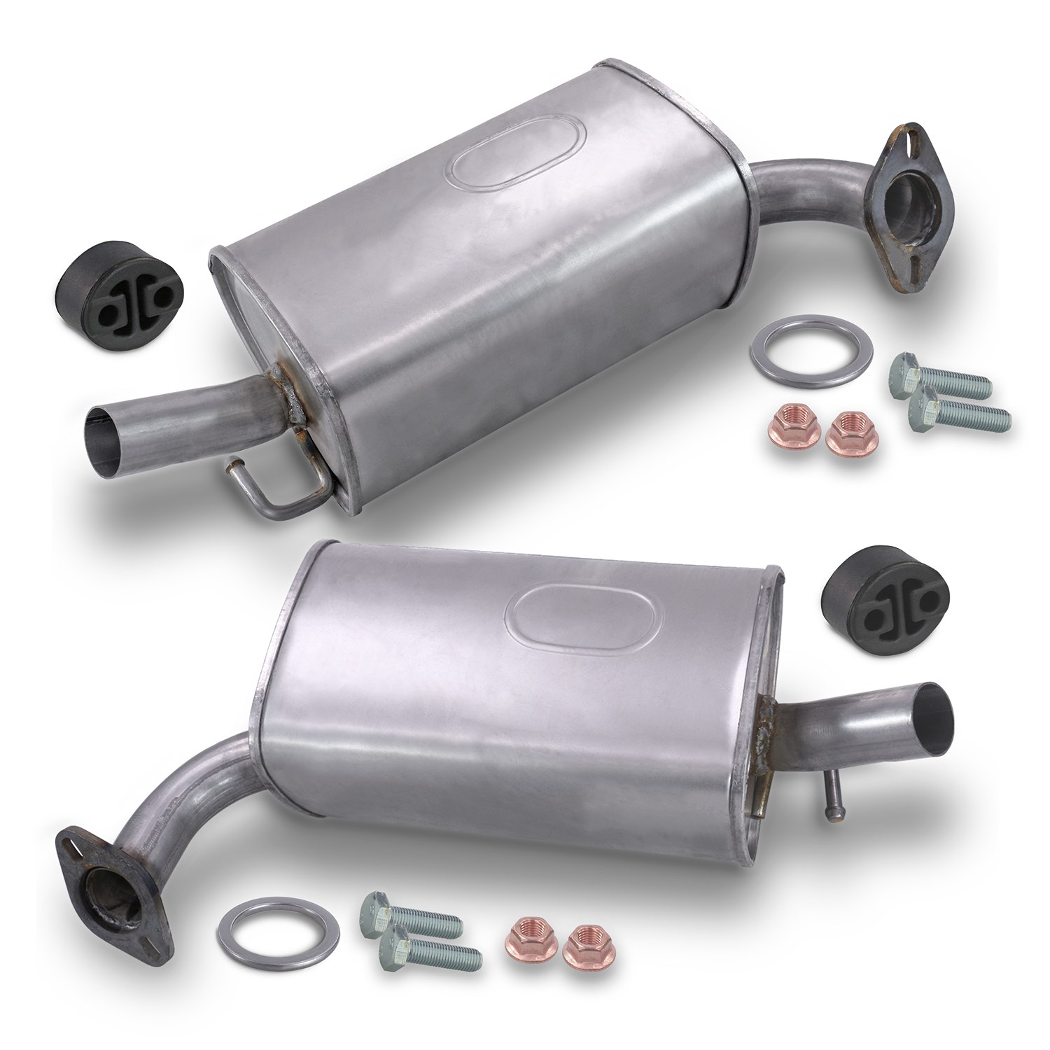Bestprice Endschalldämpfer Set (links + rechts) [Hersteller-Nr. 40279864] für Mazda
