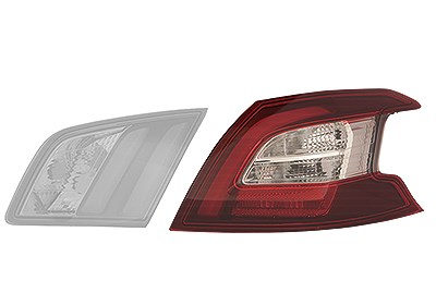 Van Wezel Heckleuchte [Hersteller-Nr. 4081922] für Peugeot