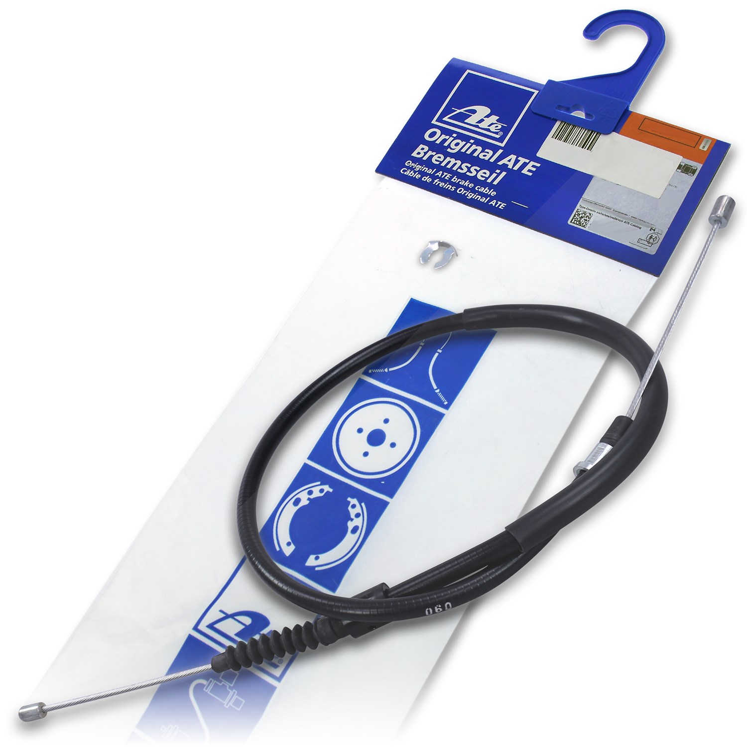Ate 1x Handbremsseil Hinterachse Links [Hersteller-Nr. 24.3727-0750.2] für Vauxhall, Opel