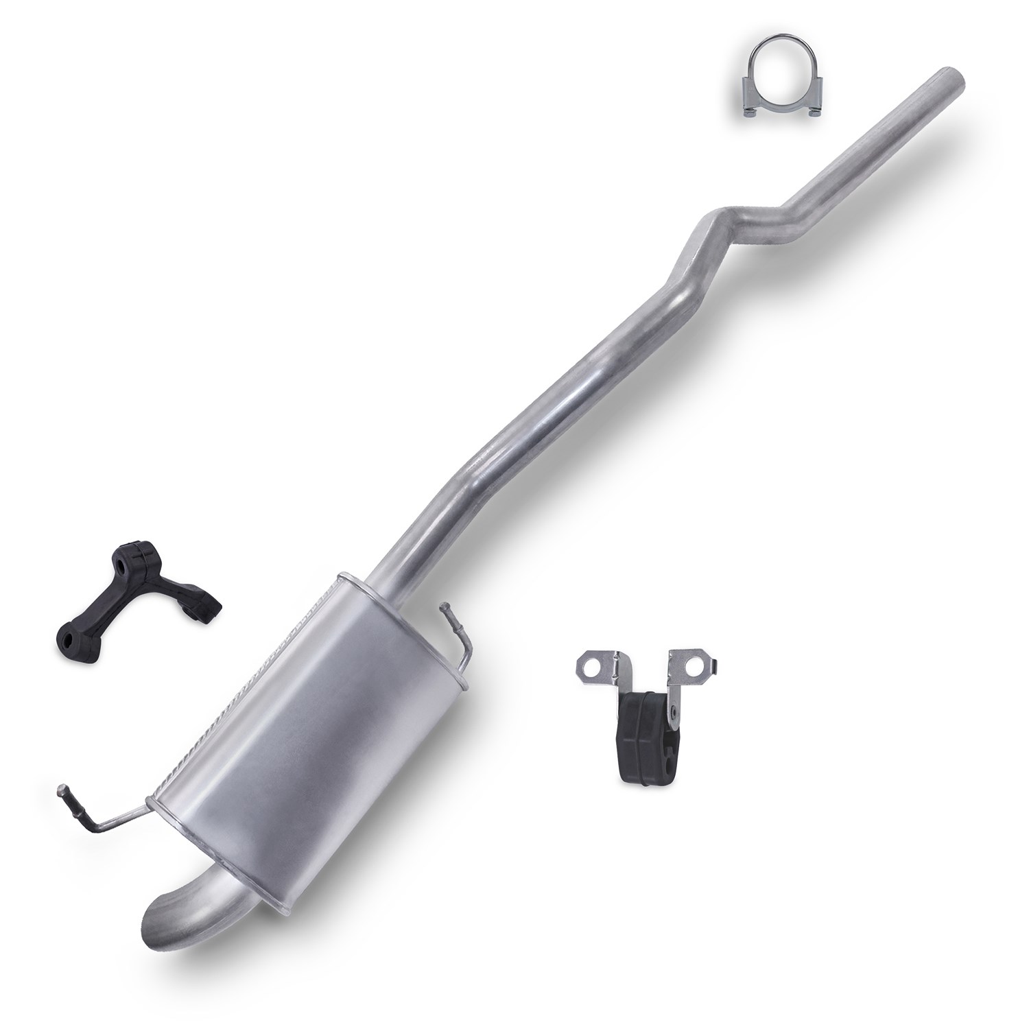Imasaf Endschalldämpfer + Montagematerial [Hersteller-Nr. 40366953] für VW