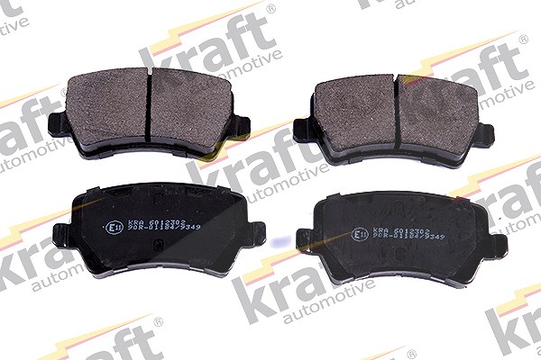 Kraft Automotive Bremsbeläge hinten (Satz) [Hersteller-Nr. 6012302] für Ford, Volvo