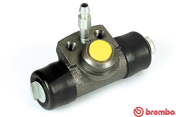 Brembo Radbremszylinder Grauguss Hinterachse [Hersteller-Nr. A12083] für Audi, Seat, VW