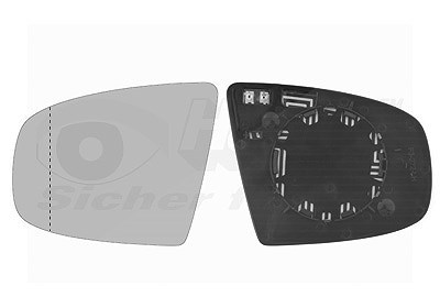 Van Wezel Spiegelglas, Außenspiegel [Hersteller-Nr. 0687837] für BMW