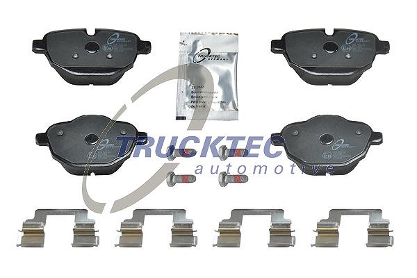 Trucktec Automotive Bremsbelagsatz, Scheibenbremse [Hersteller-Nr. 08.35.049] für BMW