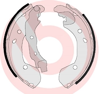 Brembo Bremsbackensatz [Hersteller-Nr. S56510] für Renault, Lada, Nissan