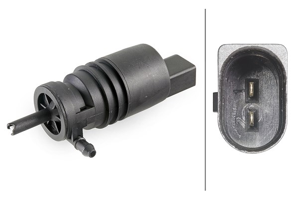 Hella Waschwasserpumpe, Scheibenreinigung [Hersteller-Nr. 8TW006848-041] für Mercedes-Benz, Rolls-royce, Maybach, BMW