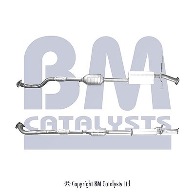 Bm Catalysts Katalysator mit Anbauteilen [Hersteller-Nr. BM91437H] für Hyundai