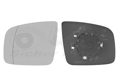Van Wezel Spiegelglas, Außenspiegel [Hersteller-Nr. 3081837] für Mercedes-Benz