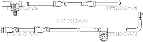 Triscan Warnkontakt, Bremsbelagverschleiß [Hersteller-Nr. 811517008] für Land Rover