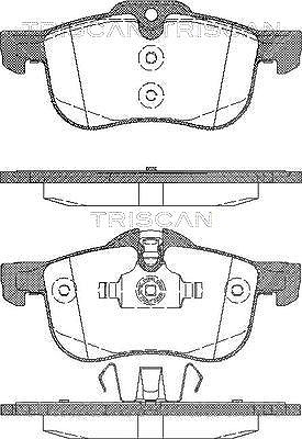 Triscan Bremsbelagsatz, Scheibenbremse [Hersteller-Nr. 811017010] für Mg, Rover