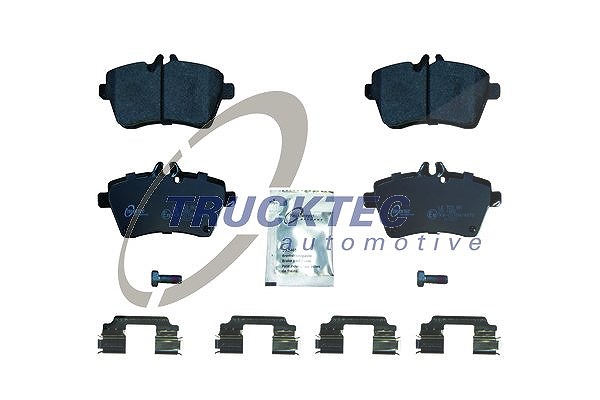 Trucktec Automotive Bremsbeläge vorn (Satz) [Hersteller-Nr. 02.35.148] für Mercedes-Benz