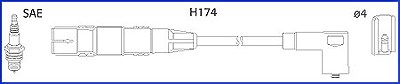 Hüco Zündleitungssatz [Hersteller-Nr. 134714] für Skoda, VW, Seat, Audi
