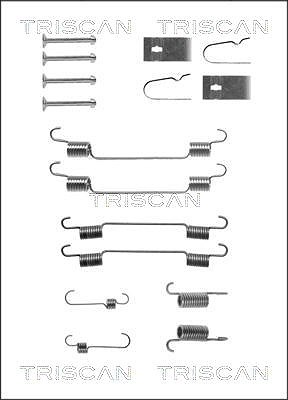 Triscan Zubehörsatz, Bremsbacken [Hersteller-Nr. 8105102575] für Suzuki, Subaru
