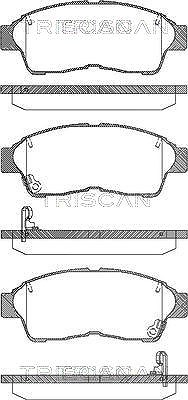 Triscan Bremsbelagsatz, Scheibenbremse [Hersteller-Nr. 811013157] für Toyota