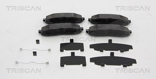 Triscan Bremsbelagsatz, Scheibenbremse [Hersteller-Nr. 811050028] für Mazda